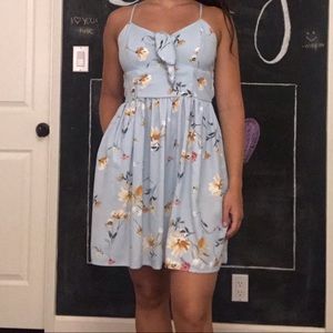 Mini floral dress